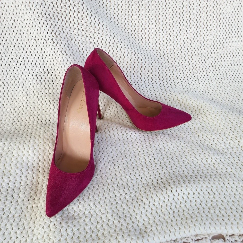 Elisabeth Lang Stiletto High Heel Suede ‎ Size US9